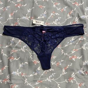 Adore Me Midnight Blue Lace Panty